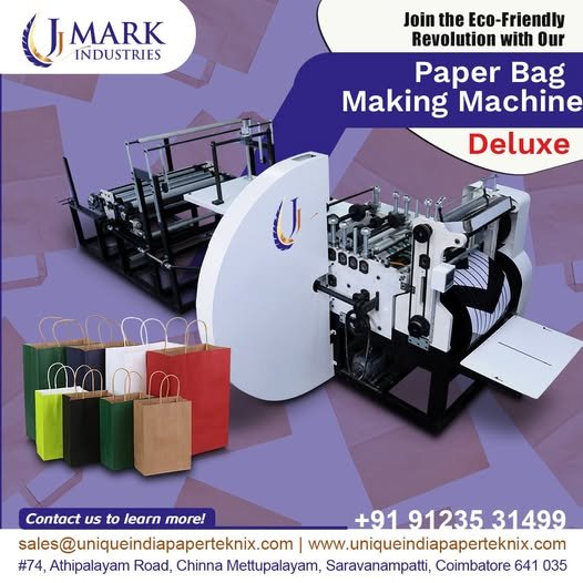 Paper Bag Making Machine Manufacturers in India – Unique India Paper Teknix