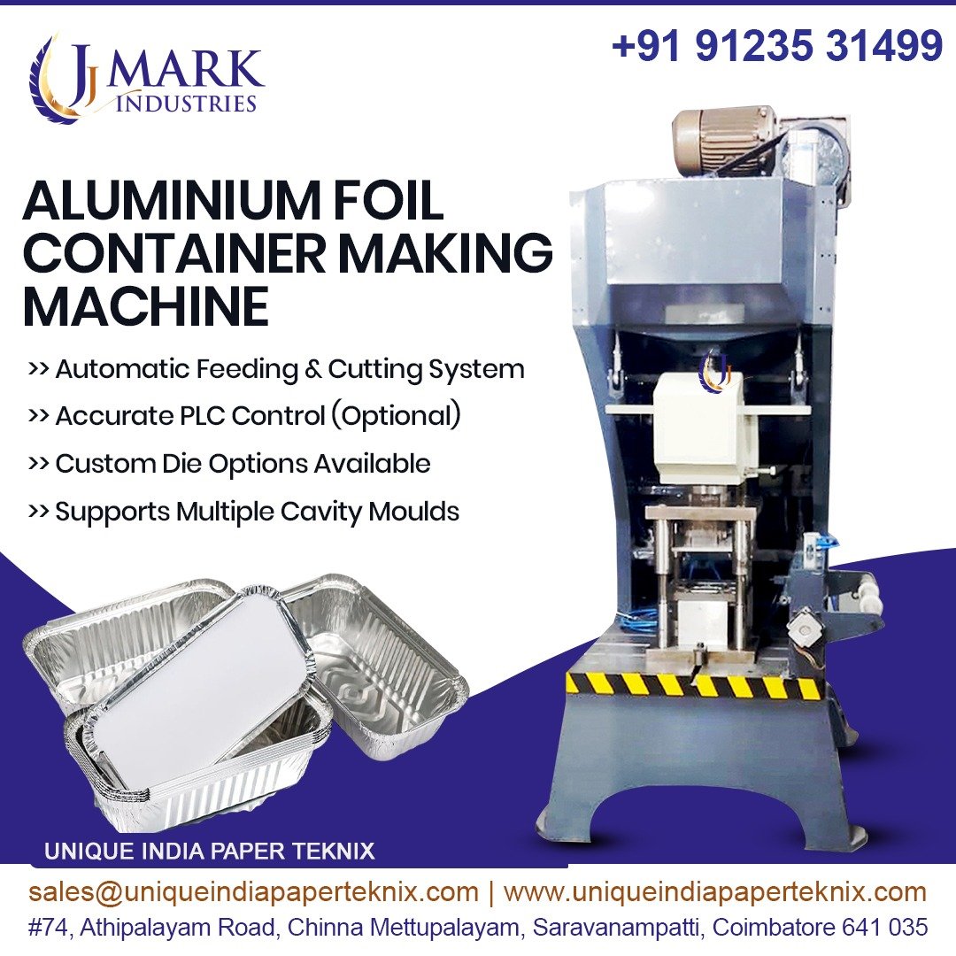 Aluminium Foil Container Making Machine Manufacturers in India