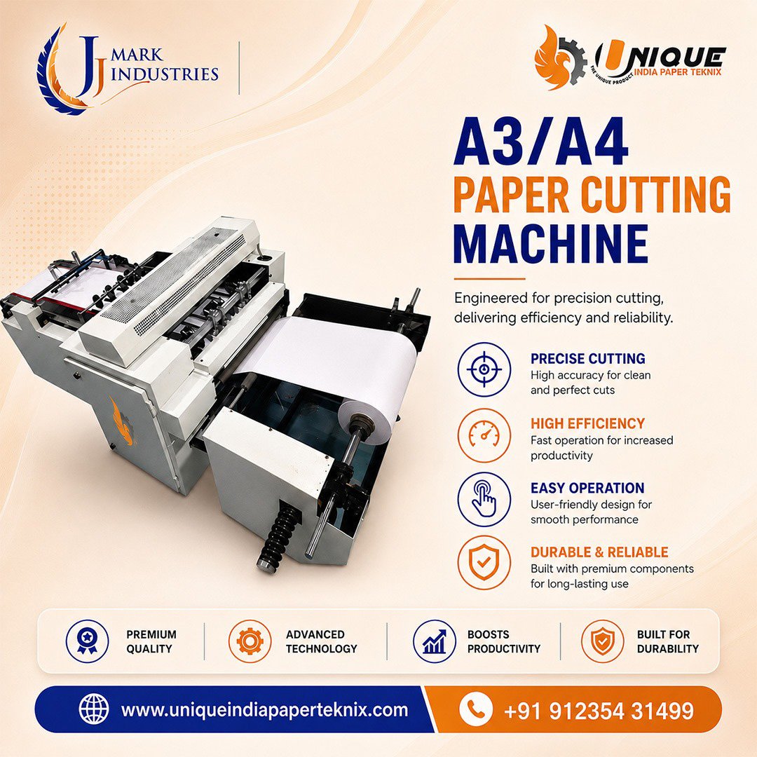 Automatic A4 Paper Cutting Machine Manufacturers in India
